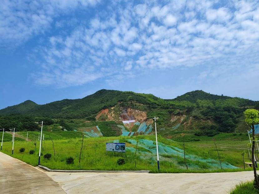 銅山、前山露天采坑復墾項目完成